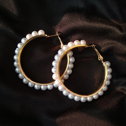 Golden Hoop Earrings