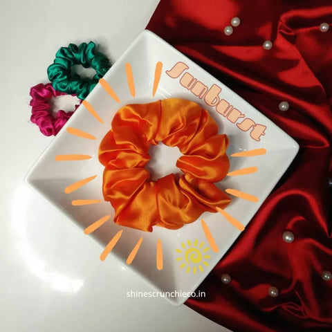 Orange Scrunchies
