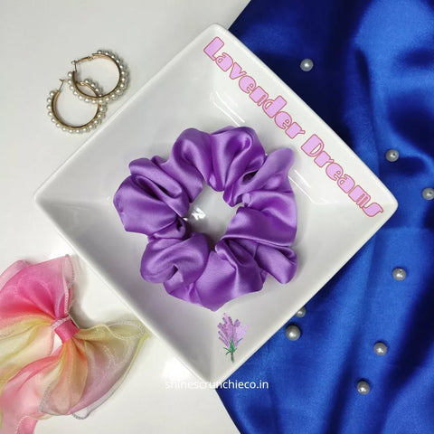 Lavender Scrunchies