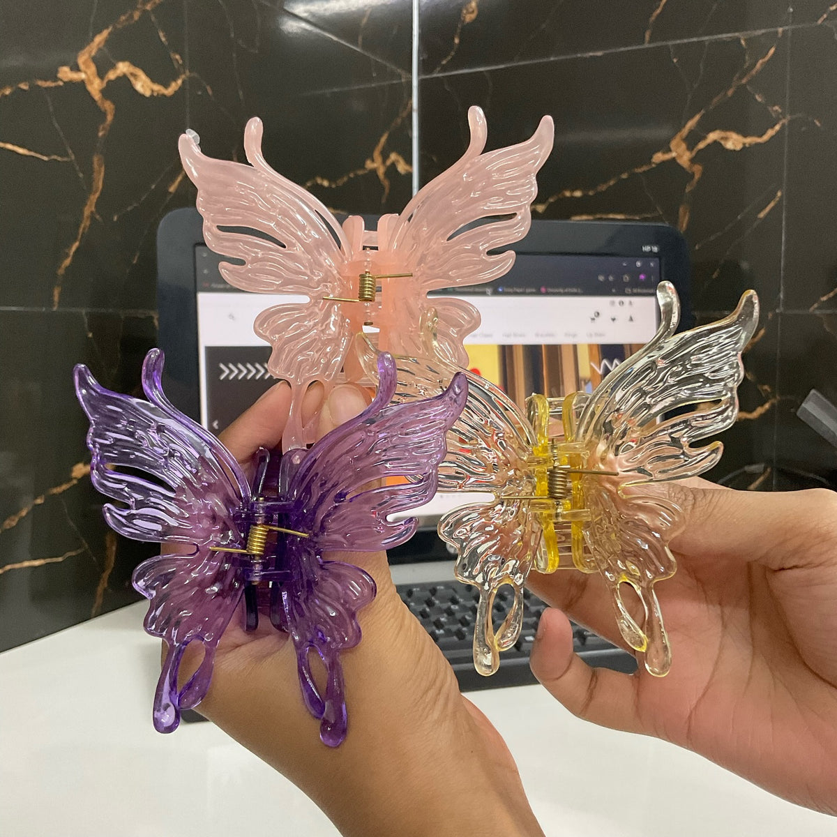 Butterfly Hair Claw