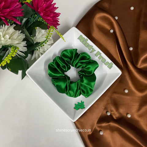 Green Scrunchies