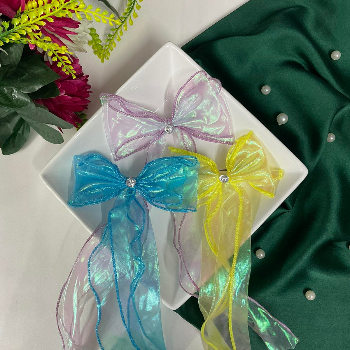 Organza Hair Bows