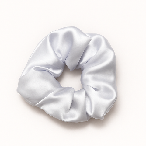 White Scrunchies