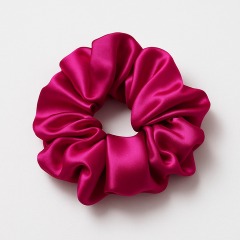Dark Pink Scrunchie