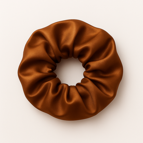 Dark Brown Scrunchies