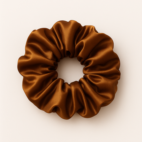 Dark Brown Scrunchies