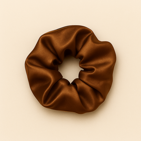 Dark Brown Scrunchies