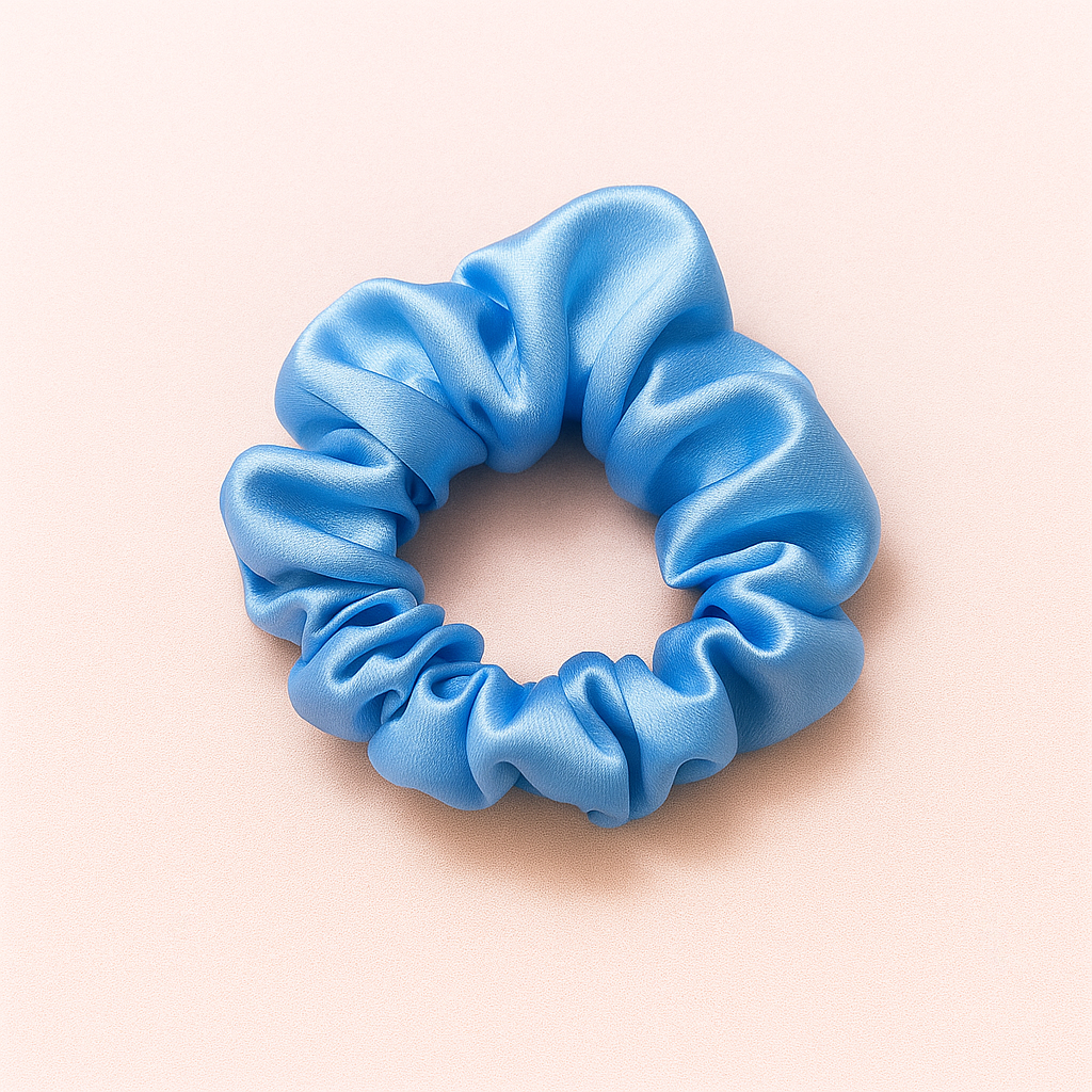 Light Blue Scrunchies