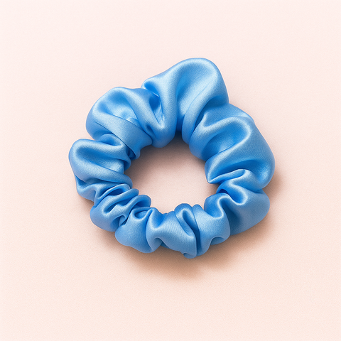 Light Blue Scrunchies