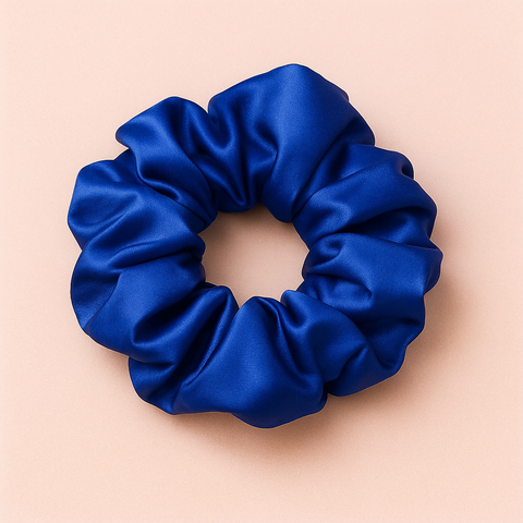 Royal Blue Scrunchies