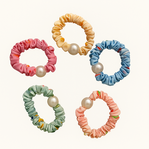 Skinny Pearl Scrunchie