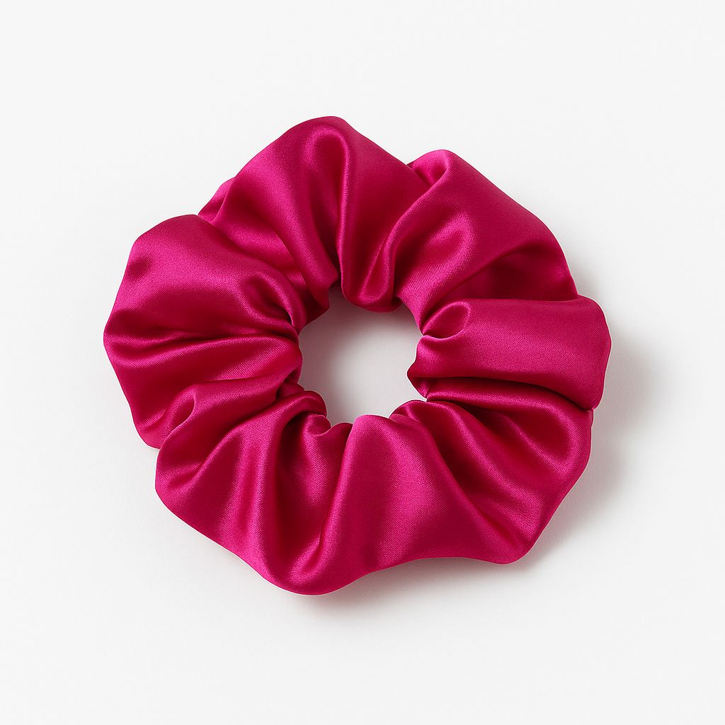 Dark Pink Scrunchie
