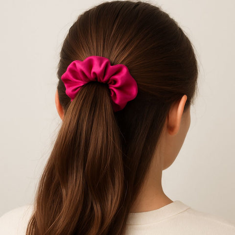 Dark Pink Scrunchie