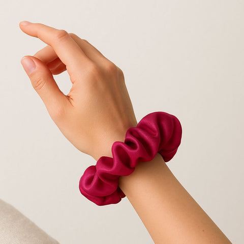 Dark Pink Scrunchie