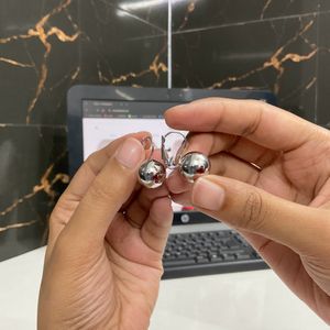 Silver Ball Earrings