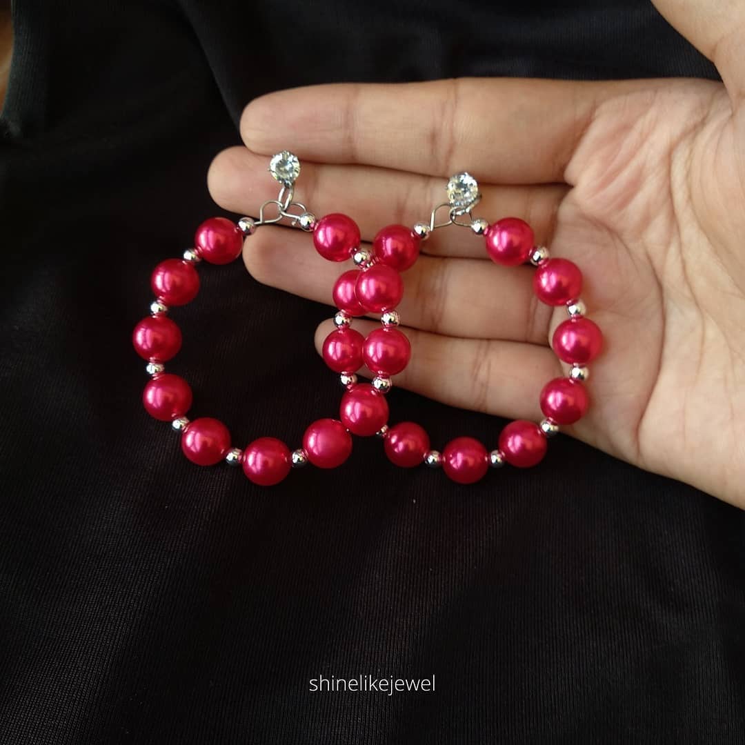 Red & Copper Earrings