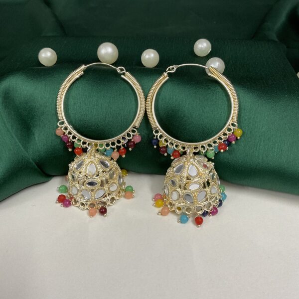 Rainbow Hoop Jhumka